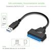 30cm SATA to USB 3.0 Adapter Cable For 2.5 inch Hard Drive SSD/HDD Data Transfer External Hard Disk Drive Converter Support UASP