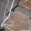 Clear Chair Seat Cover Waterproof PVC Chair Protector Slipcover Chair Cover  Salon Use