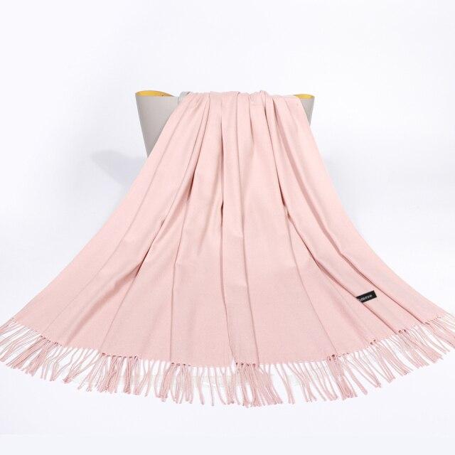 2021 Элитный брендовый шарф, женский кашемировый шарф, зимний женский шерстяной шарф, женский платок, шаль Femme, пашмина, женское однотонное пончо Lic