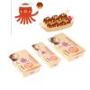 50Pcs Octopus Ball Packaging Box Japanese Street Food Takoyaki Disposable Takeaway Snack Packing Paper Container Party Supplies