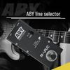 M-VAVE Guitar ABY Селектор линейного сигнала: Профессиональный переключатель и сплиттер сигнала для электрогитарных усилителей для выступлений