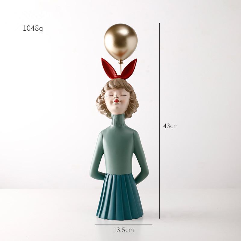 Современная великолепная статуя из смолы для девочек, подарок, аксессуары для феи, модный стиль, скульптурные украшения, украшение для дома, настольные фигурки