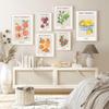 Fruit Market Peach Strawberry Lemon Orange Vintage Posters and Prints Wall Art Canvas Painting Wall Pictures Kitchen Home Decor No Frame