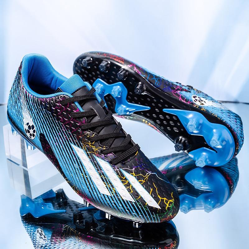 Детские футбольные бутсы большого размера с низким верхом, для мальчиков и девочек, с шипами и длинными шипами