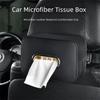 Minimalist Car Tissue Box Leather Tissue Storage Box Durable Sun Visor Tissue Box  Car Interior