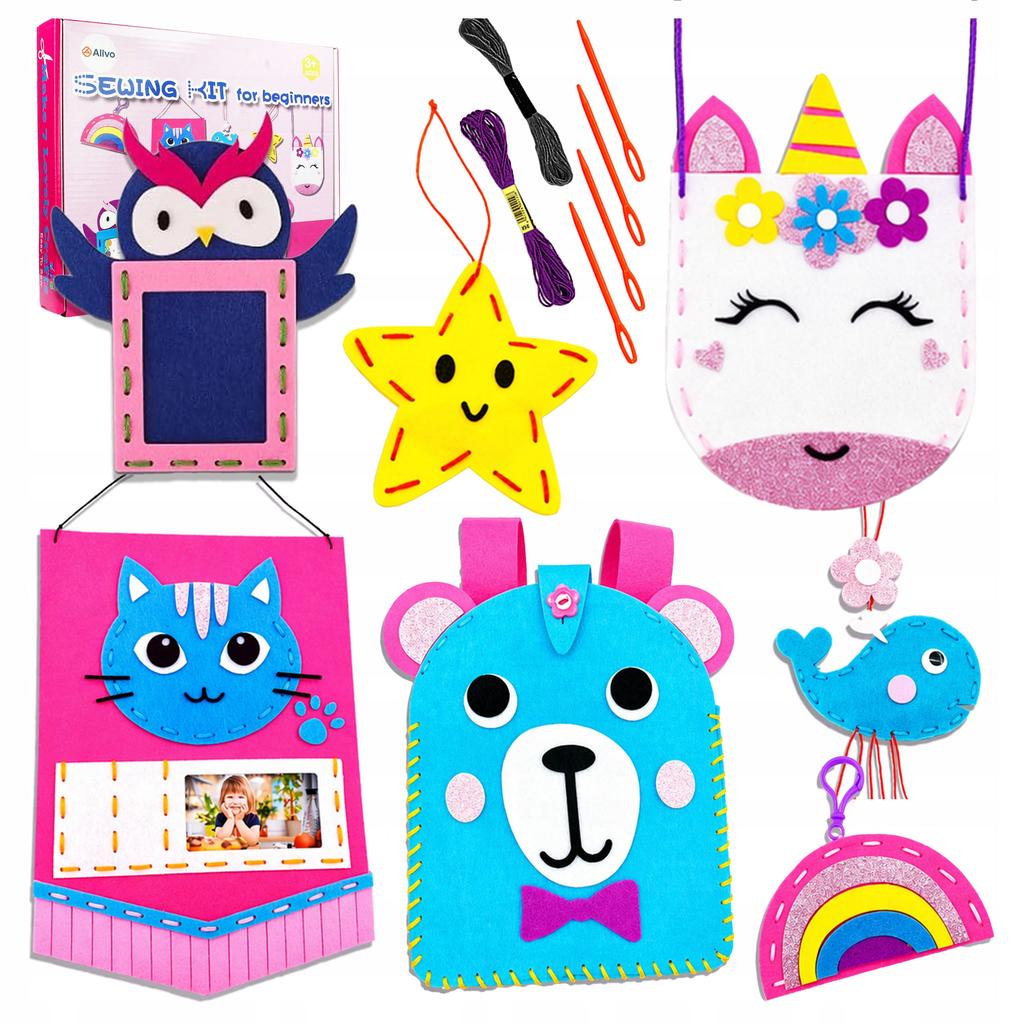 [PACZA] DIY Felt Sewing Kit for Kids Z3358
