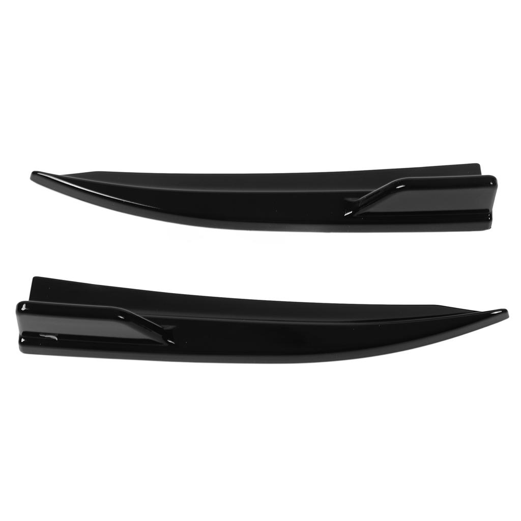 2 Pcs Rear Splitter Lip Spoiler Glossy Black Left Right Bumper Diffuser Splitter Kit for 3 Series G20 M Sport 2019‑2022