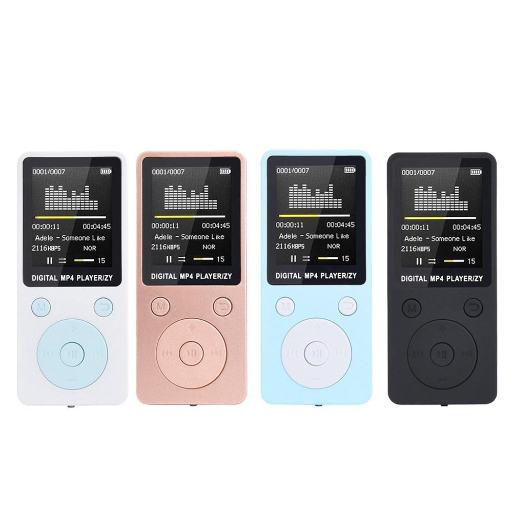 Матовый 1,8-дюймовый MP3 MP4 музыкальный плеер FM-запись Нескользящий портативный MP4-плеер