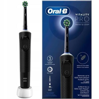 Электрическая зубная щетка Oral-B Vitality Pro черная, 1 насадка