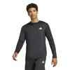 Adidas Stretch Long Sleeve Black Size Small Men's TR-ES T-Shirt, KTM91, (JC7715),