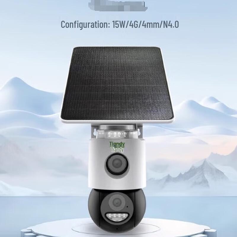 TianDiWeiYe 6MP 4G Солнечная PTZ Наружная камера безопасности Комплект CN вилка (адаптер в комплекте)