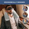 Adjustable Travel Neck Pillow - 4-Season Support for Neck, Chin & Waist. Perfect for Plane & Desk Sleeping.