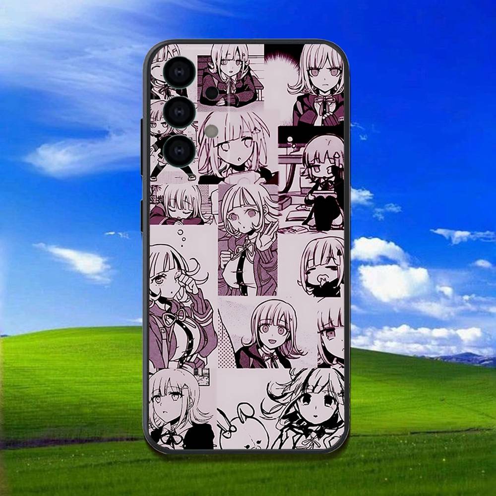 Чехол для телефона Чиаки Нанами D-Danganronpa для Samsung Galaxy A13, A21s, A22, A31, A32, A52, A53, A71, A80, Мягкий черный корпус