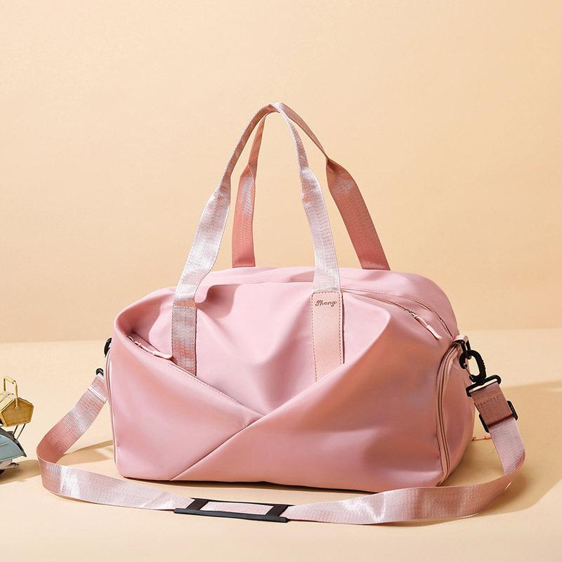 Спортивная сумка для йоги, женская спортивная сумка, отдельная сумка для сухого и влажного хранения, тренировочная сумка, большая вместительная дорожная сумка через плечо