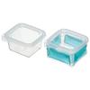 Baby Food Storage Containers, Small Portions, Sealable Containers for Prepared Food, 60ml, with Ice Packs, 2-Pack, Microwaveable, CLMMS2-A