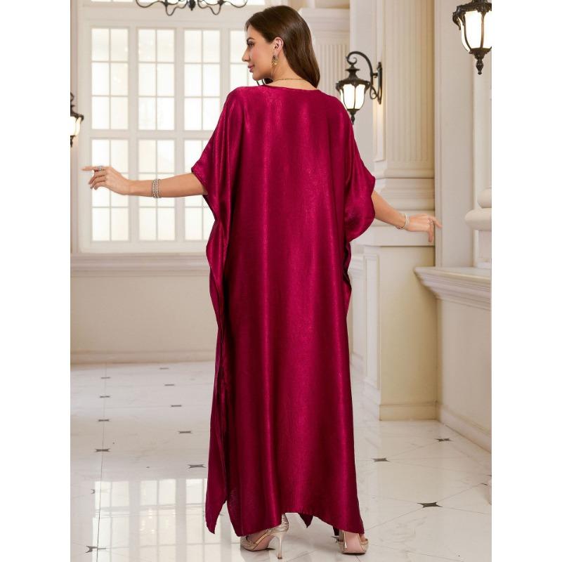 Женская мода лето весна цветочный узор принт рукава 1/2 квадратный воротник свободная талия повседневные платья