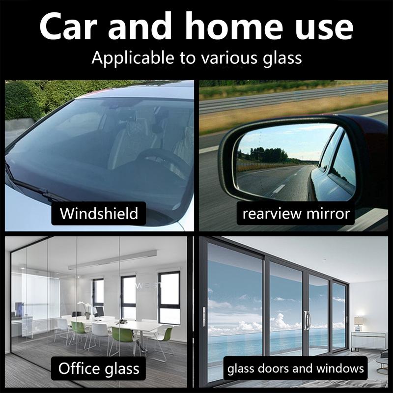 Car Glass Polishing Kit Safe 80g Efficient Glass Polishing Kit Glass Scratch Remover Gentle Deep Scratch Remover For Windscreen