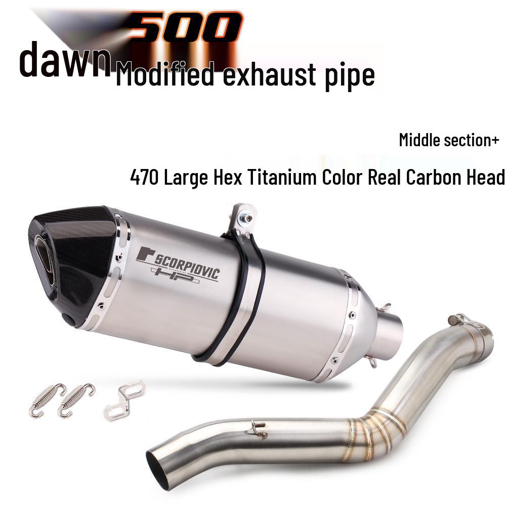 Xiao 500 Exhaust Mid-Section Connector: Non-Destructive, Direct Install