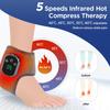 Foot Massager, Electric Heated Foot Care, With 3 Vibration Modes And 5 Temperature Levelss