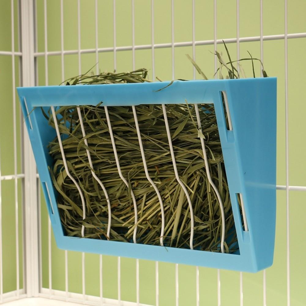 Hanging Rabbit Hay Feeder Anti-Flipping Grass rack Pet Food Dispenser Small Pet Feeding