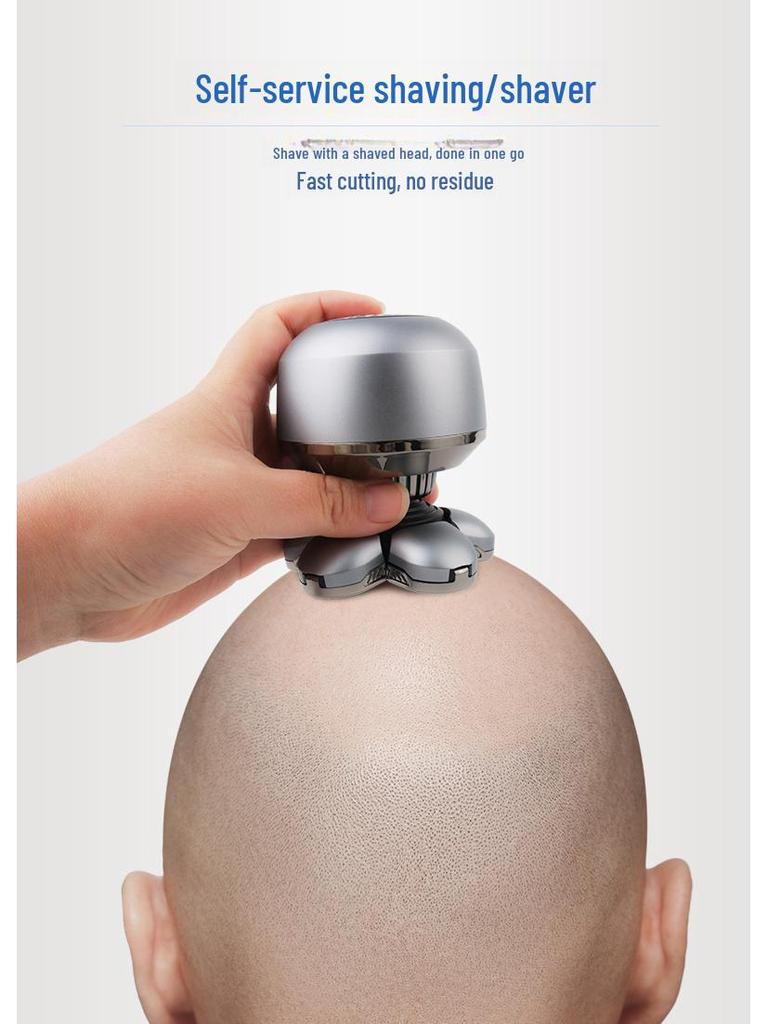 Многофункциональная перезаряжаемая электрическая бритва для мужчин - Цифровой дисплей, для бритья головы налысо, для всего тела и бороды, моющаяся бритва