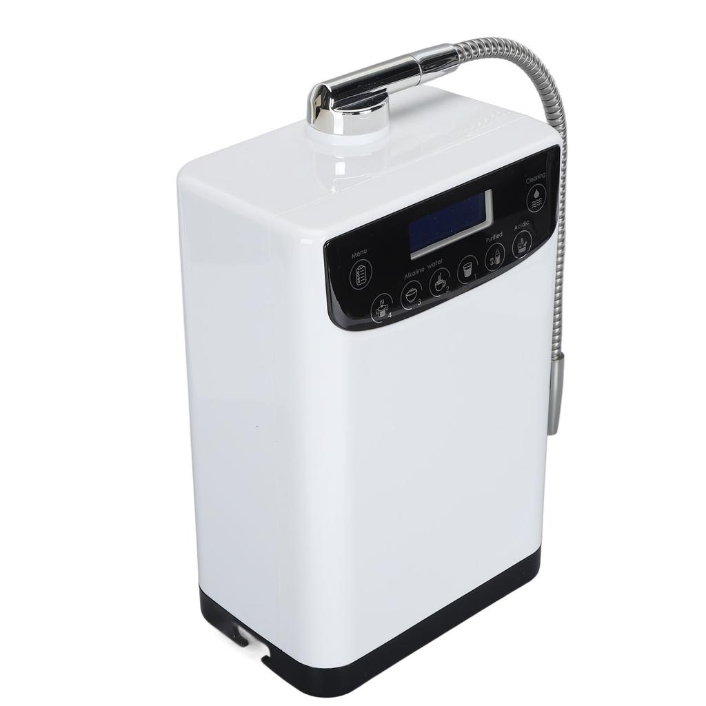 Hydrogen Rich Alkaline Water Machine White LED Display Touch Control Automatic Cleaning Alkaline