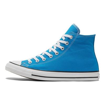 Chuck Taylor All Star Повседневные Удобные Высокие Кеды из Канваса Унисекс Небесно-голубые Белые 161418C