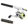 Pocket Collapsible Fishing Rod Reel Combo Mini Pen Fishing Pole Kit Telescopic Fishing Rod Spinning Reel Combo Kit