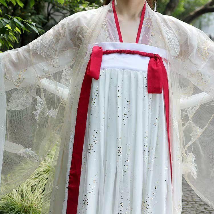 Chinese Tang Dynasty Style Hanfu Autumn And Winter Daily Women's Suit