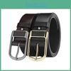 Pu Men Leather Belt With Alloy Pin Closure For Business And Leisure Activities