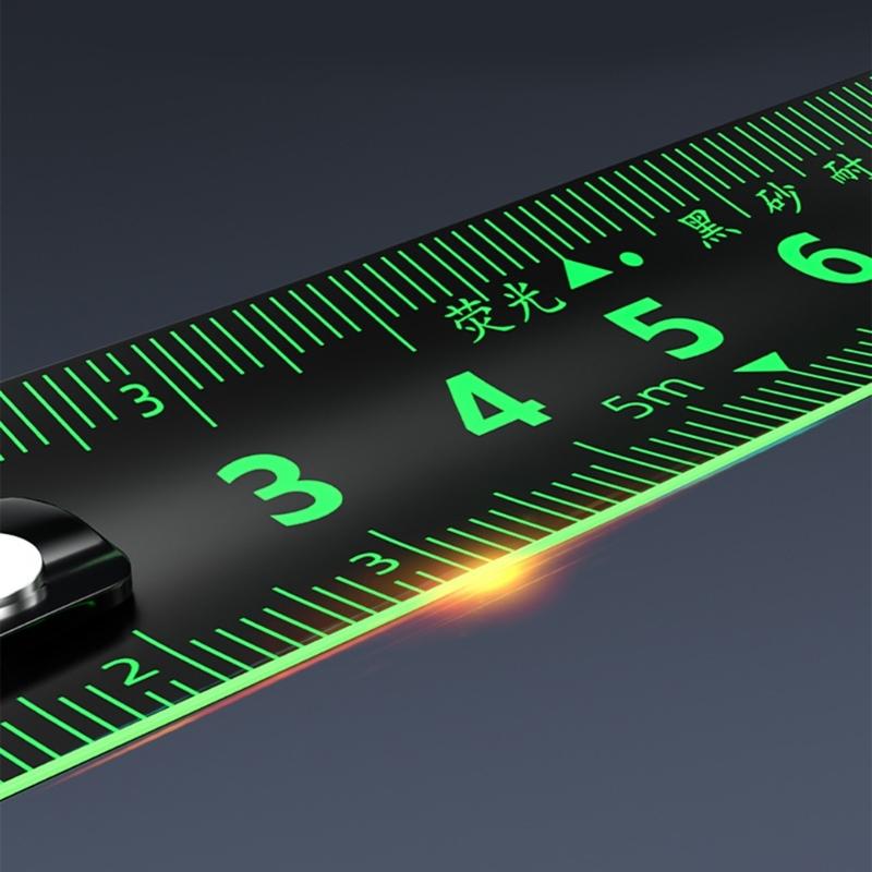 Высокоточная 3/5/7.5/10 м прозрачная самоблокирующаяся рулетка, легкая и прочная для строительства и дизайна