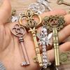 50g Vintage Personalized Metal Pendant, Antique Bronze Mixed Punk Key Earrings, Bracelet Necklace, Diy Accessory Accessories