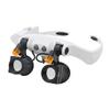 Eyeglass Magnifying Glass 3x - 25x Illuminated Headband Magnifier With Led Light 7 Pairs Interchangeable Lens Jewelry Repair