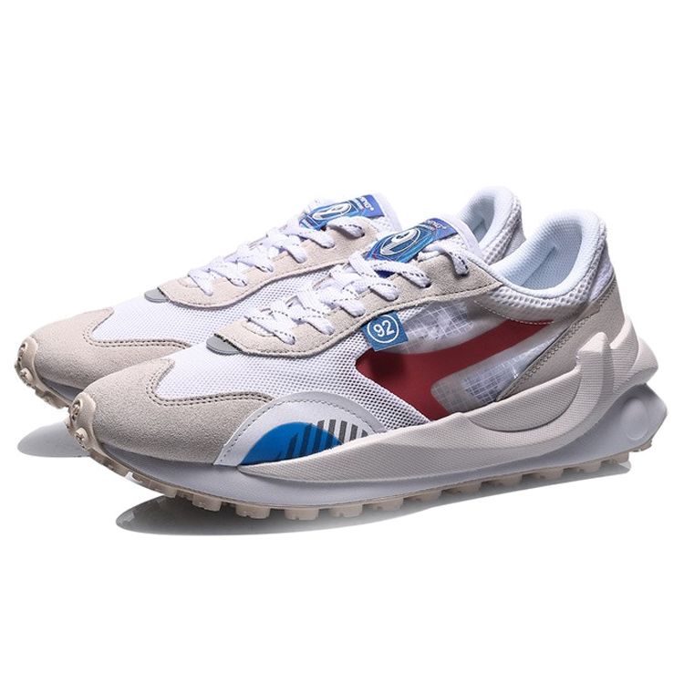 Li-Ning LN Universe Sand Grey Blue Men Sneakers Standard-White New-French-Blue AGCR039-3