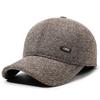 Кепка для среднего возраста Осень Зима Кепка с защитой ушей Толстая Ветрозащитная Бейсболка Хлопковая кепка
