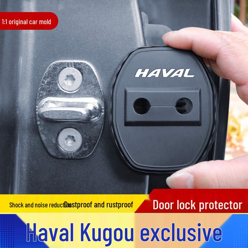 Haval Cool Dog Car Door Lock Silicone Protective Sleeve and Buffer Pad