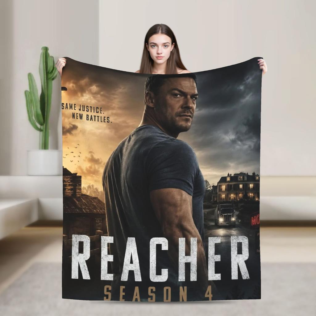 Плед Reachers с принтом из фильма Для мужчин и женщин Уютный мягкий плед-покрывало для кровати 50x60 дюймов Различные размеры