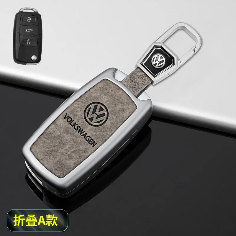 For VW Car Remote Key Case Cover Shell For Volkswagen VW Polo Golf MK7 Passat Tiguan Beetle Caddy T5 Up MK2 T-roc T-cross B8 M
