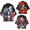 Girl 3D Print Yukata Men Fashion Cardigan Blouse Haori Obi Asian Clothes Harajuku Japanese Cosplay Kimono
