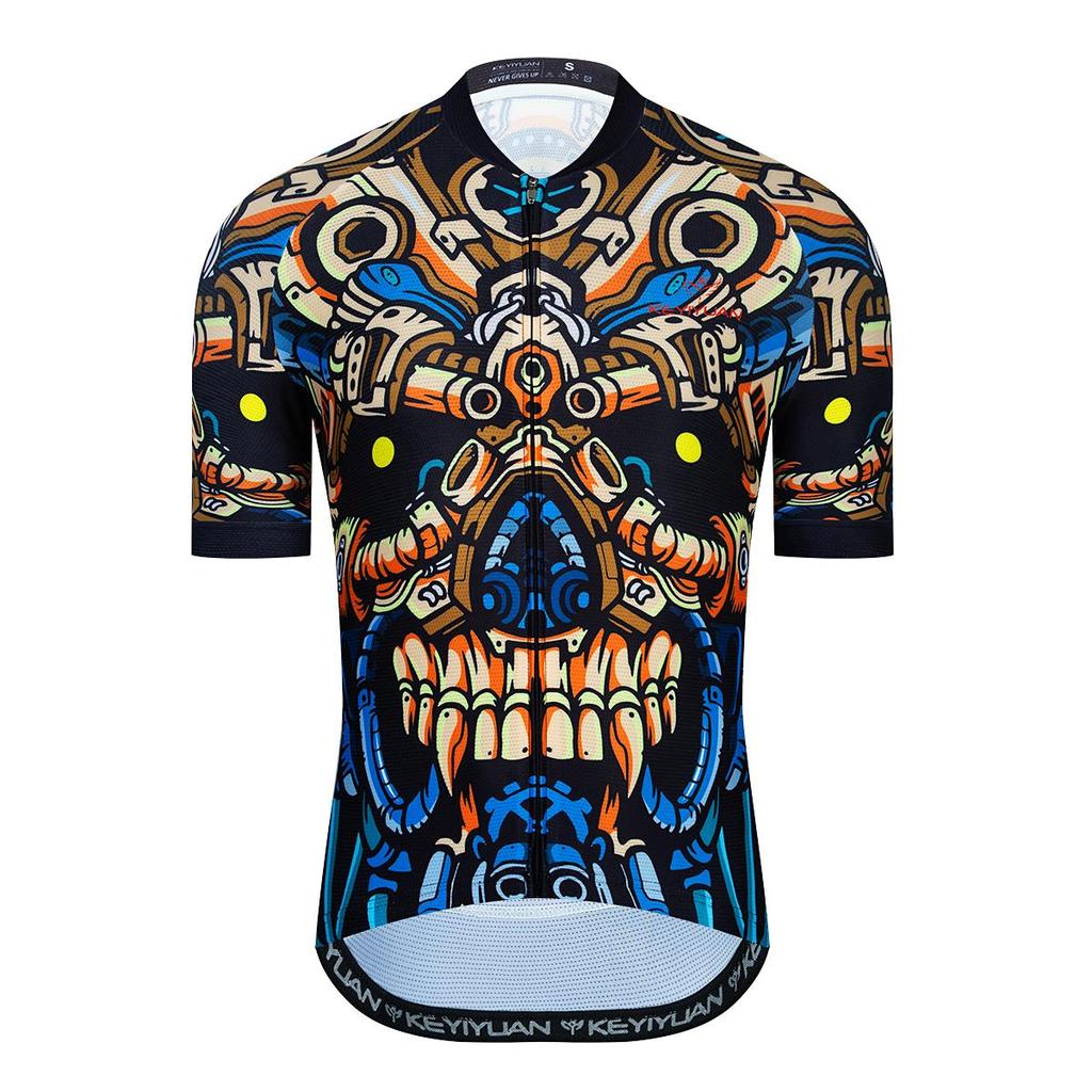 Mountain Bike Wear Short Sleeve Top Cycling Jersey Men Bicycle Shirt MTB Clothing Tenue Velo Homme Mallots Ciclismo