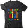 TeesPure Master Builder Gigi Birthday Boy Building Bricks Blocks Shirt Short Sleeve Tee