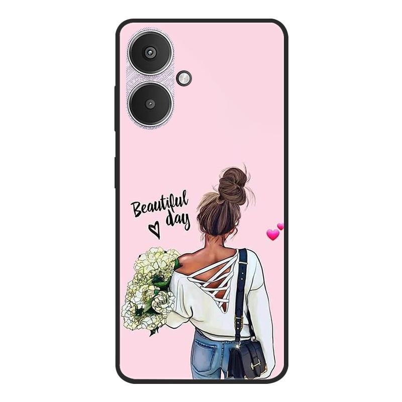 Case For Redmi 13C 5G Case Cool Silicone Protective Cover for Xiaomi Redmi 13C 5G Bumper Redmi13C 13 C 5G Fundas Black Coque