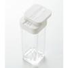Yamazaki Tower Spice Bottle, White, Approx. W3.7 x D3.7 x H9.5cm, Salt, Seasoning Container, Sliding Closure, 2863