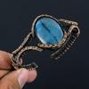 Лабрадорит, драгоценный камень, медная проволока ручной работы, ювелирные изделия, регулируемые манжеты для женщин