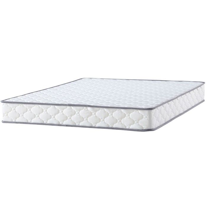 Bedding - Mattress 140x190 Height 18 Cm - Very Firm Support - Latest Generation 30 Kg-m3 HR Foam - Very Breathable