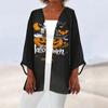 Женская повседневная модная легкая куртка средней длины с принтом, кардиган
