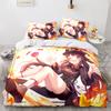Game Genshin Impact Amber Gorou Hu Tao Costume Duvet Cover Cartoon Bedding Sets Bed Set Quilt Comforter Covers Home Textiles