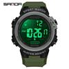 Sanda Trendy Luminous Waterproof Multi-Function Electronic Watch for Men and Women