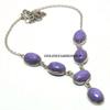 Charoite Gemstone 925 Sterling Silver Plated Новая распродажа Ожерелье ERR-N40