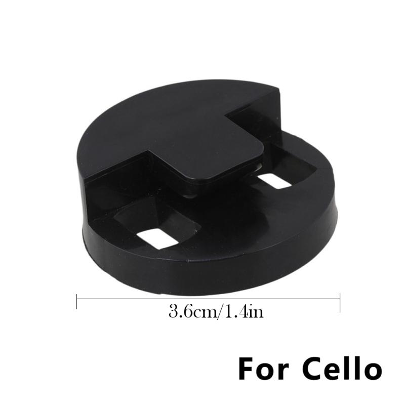 Круглая резиновая двухдырочная сурдина для контрабаса, виолончели для 4/4 или 3/4 виолончели